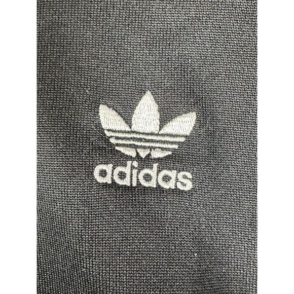 Adidas Originals OG Lace Track Jacket 3‎ Stripes Triple Black FM1734 Womens XS - Picture 2 of 9